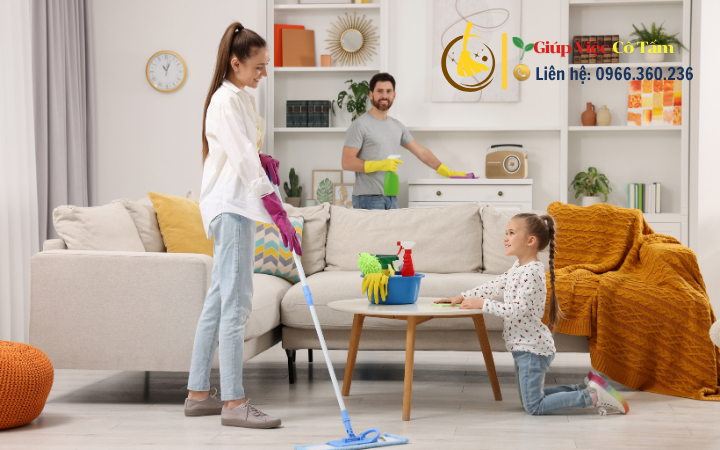 Đem lại bình yên với nhà cửa gọn gàng và sạch sẽ.