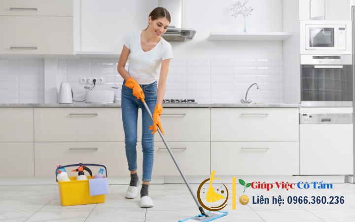 Tối ưu hóa thời gian với làm sạch nhà nhanh chóng.