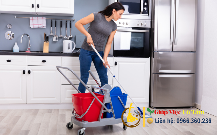 Làm sạch nhà nhanh chóng mà không cần đến thiết bị đắt tiền.