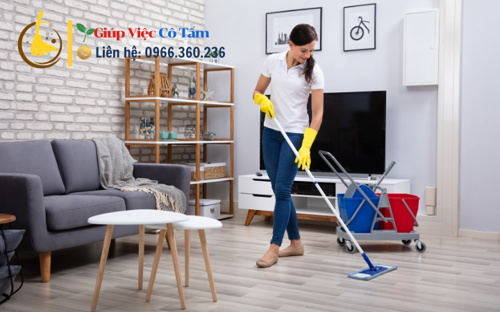 Tạo sinh khí mới với vệ sinh căn hộ chung cư.