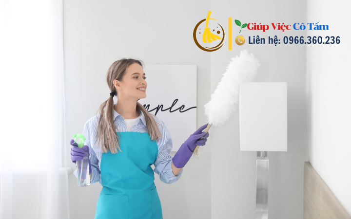 Tổng vệ sinh nhà cửa thường xuyên, không gian luôn sạch.