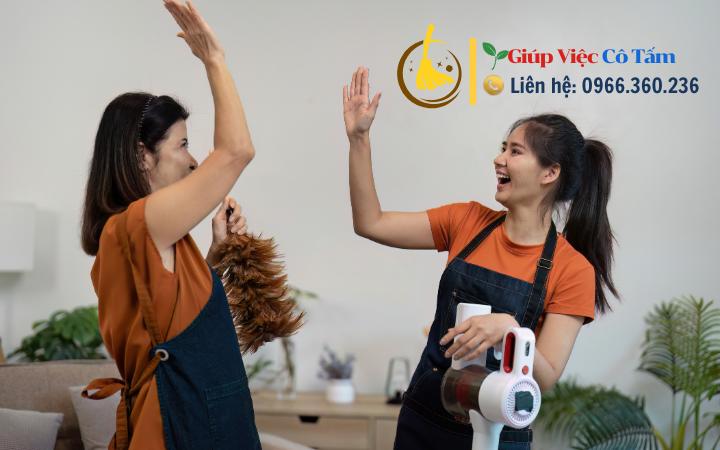 Tổng vệ sinh nhà cửa cho ngôi nhà tràn đầy sức sống.