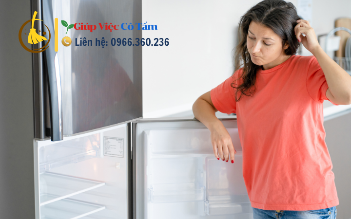 Thực hiện cách khử mùi tủ lạnh dễ dàng và nhanh chóng.