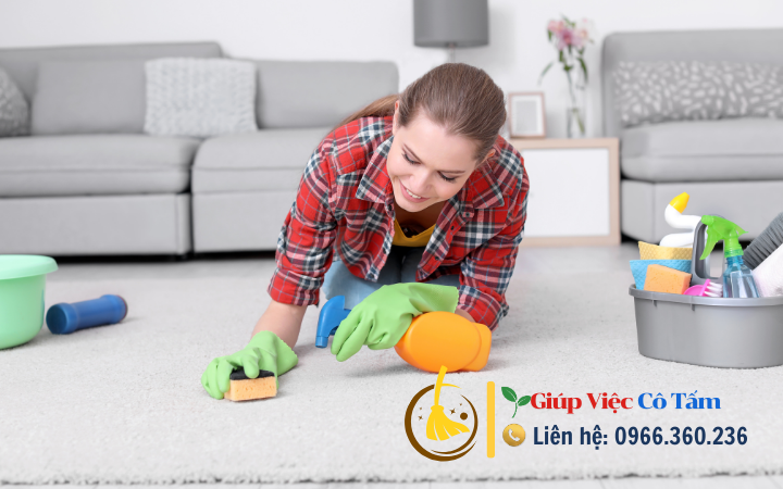 Cách phối hợp màu sắc trong vệ sinh phòng khách.