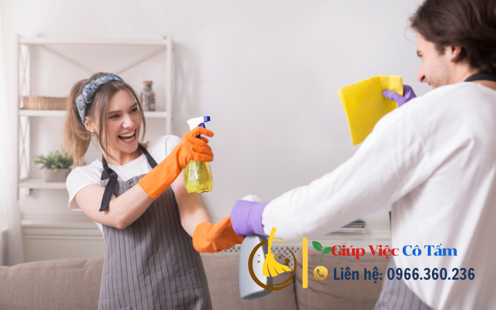 Chăm sóc nhà cửa để tạo nên không gian yên bình.