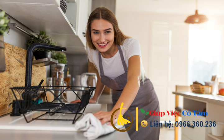 Dọn bếp sau khi nấu mang lại không khí trong lành