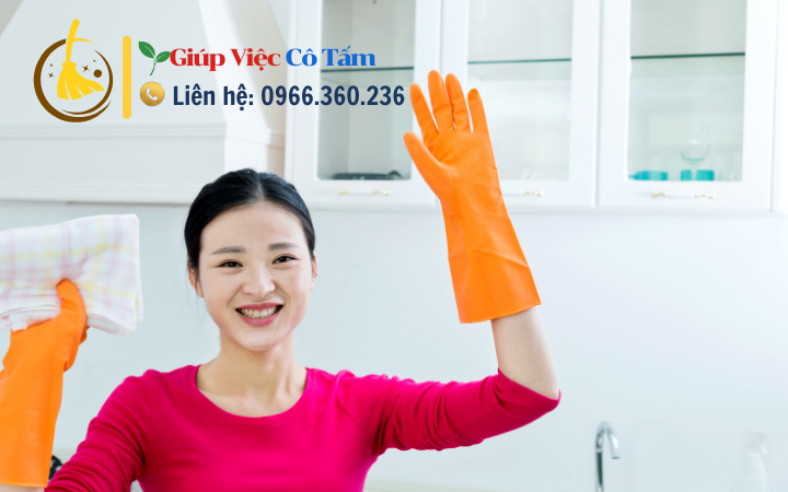 Dọn bếp sau khi nấu để bảo đảm vệ sinh thực phẩm.
