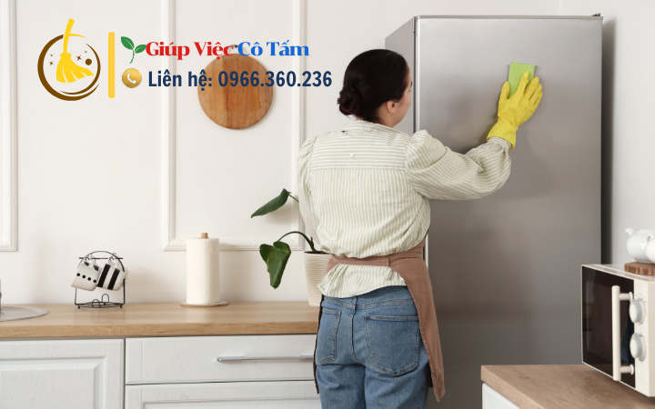 Dọn bếp sau khi nấu để tạo môi trường sống lành mạnh.
