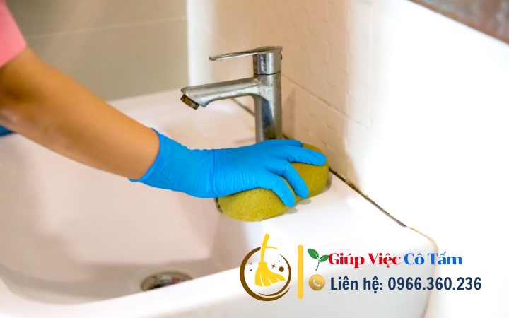 Khám phá mẹo cọ bồn rửa mặt giúp tiết kiệm thời gian