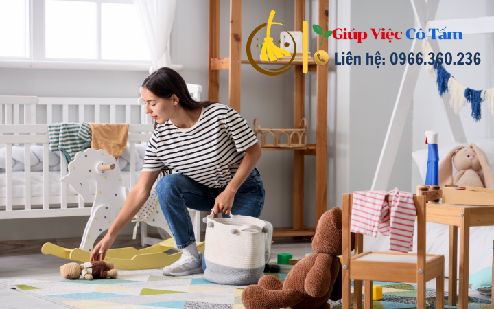 Sắp xếp đồ chơi trẻ em giúp giờ chơi gọn gàng hơn
