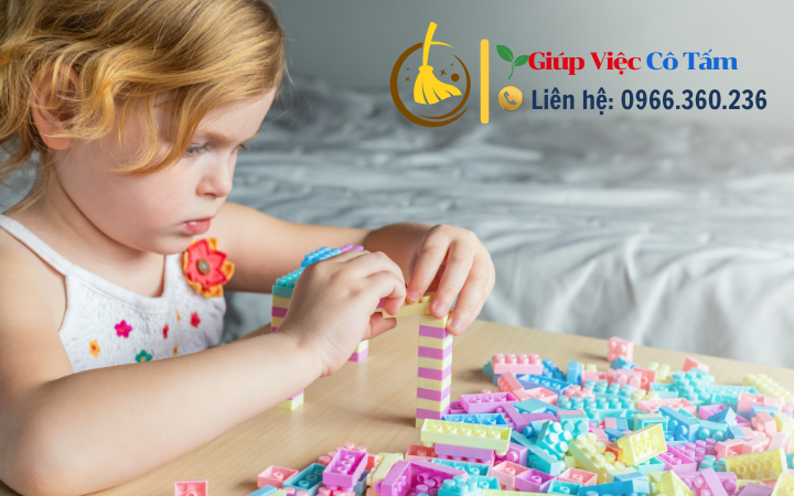 Tạo thói quen tốt với sắp xếp đồ chơi trẻ em.