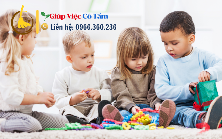 Sắp xếp đồ chơi trẻ em và vai trò của không gian chơi.