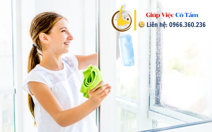 Bí quyết lau kính không vết cho nhà cửa thêm sang.