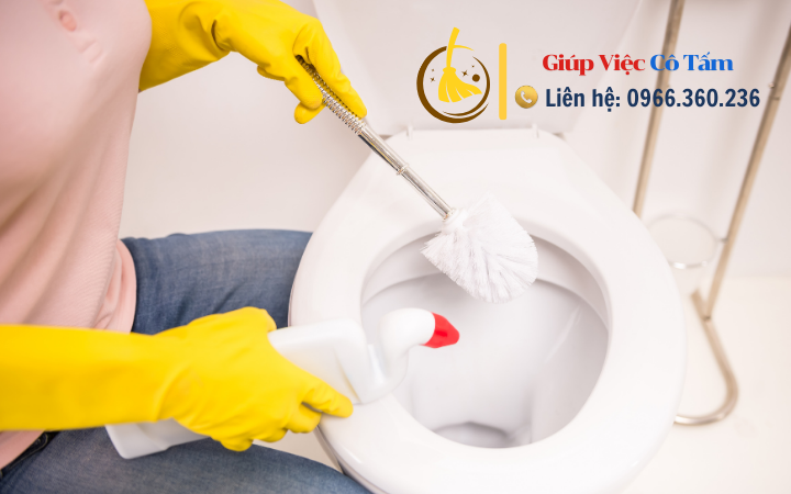 Khử mùi toilet nhanh chóng giúp không khí dễ chịu.