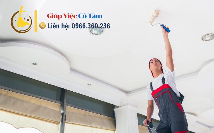 Mẹo lau trần nhà giúp tiết kiệm công sức cho bạn.
